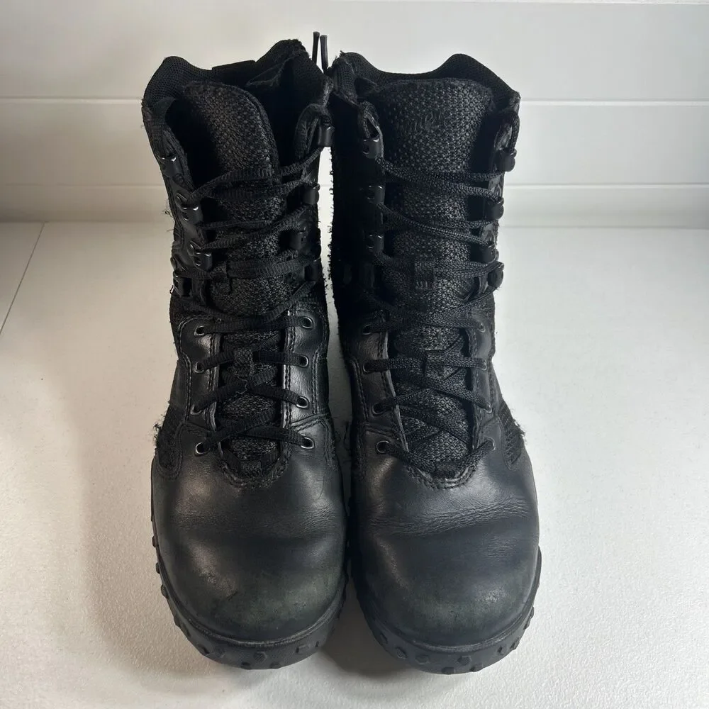 Danner Scorch Mens Boots Sz 9 D Black 8” Combat Breathable Tactical Side Zip